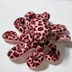 Hawaiian Collectibles He'e Walhe'e Little Octopus 1999 Pink Spotted Plush Vtg